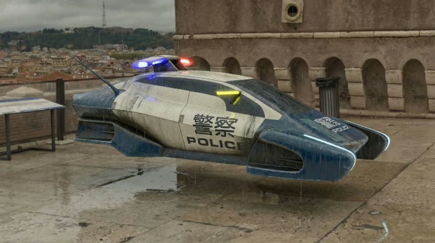 Futuristic Police Car — render 8