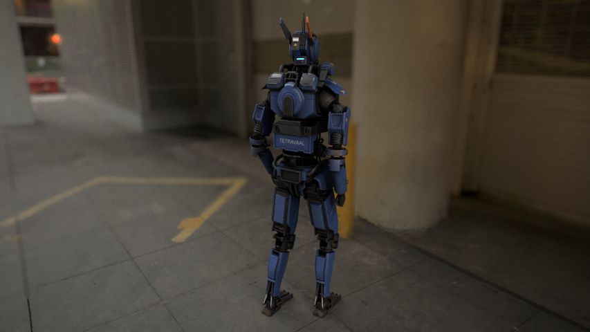 Robot Chappie — render 9