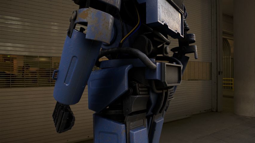 Robot Chappie — render 10