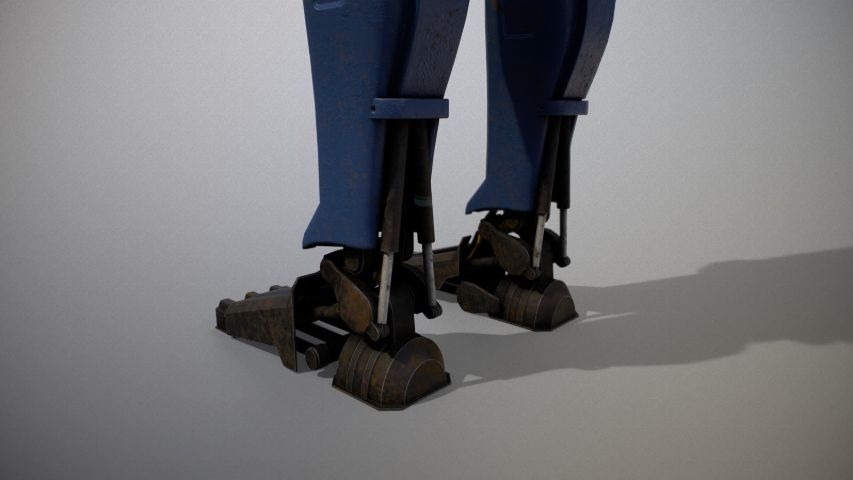 Robot Chappie — render 13