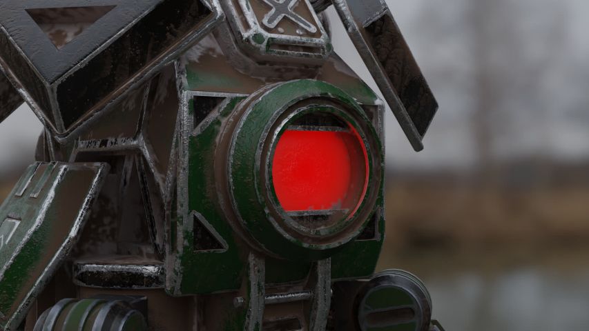 Robot scout — render 2