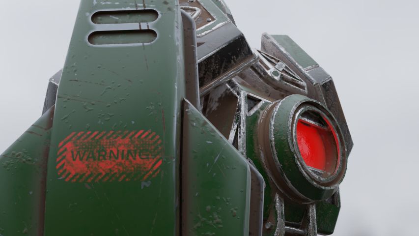 Robot scout — render 3