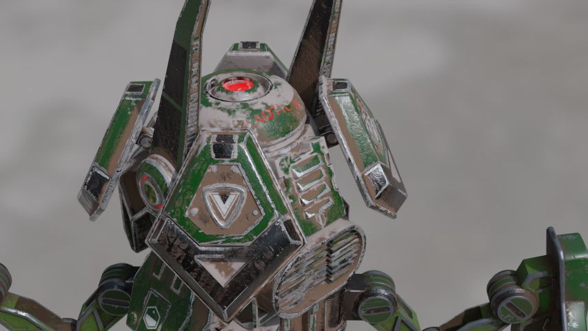 Robot scout — render 4