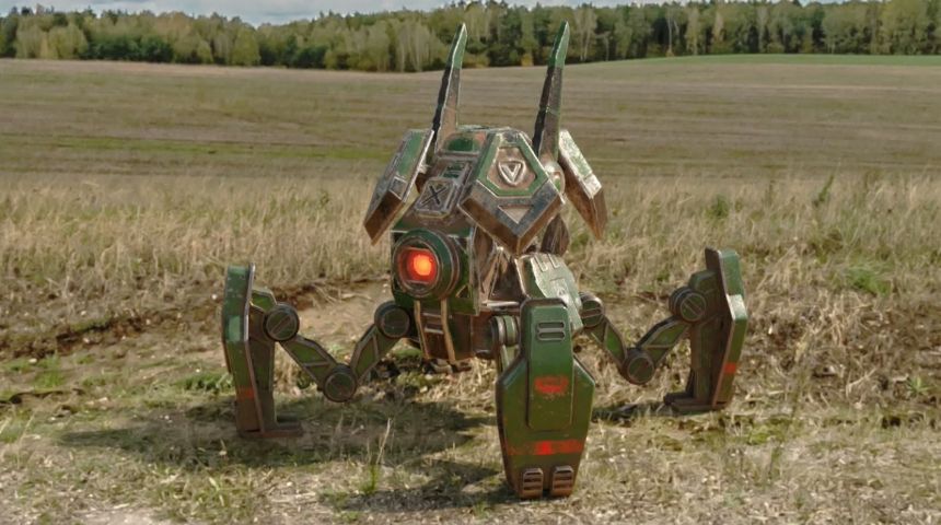 Robot scout — render 6