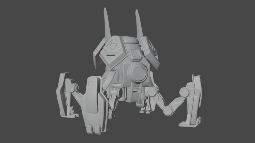 Robot scout — render 9