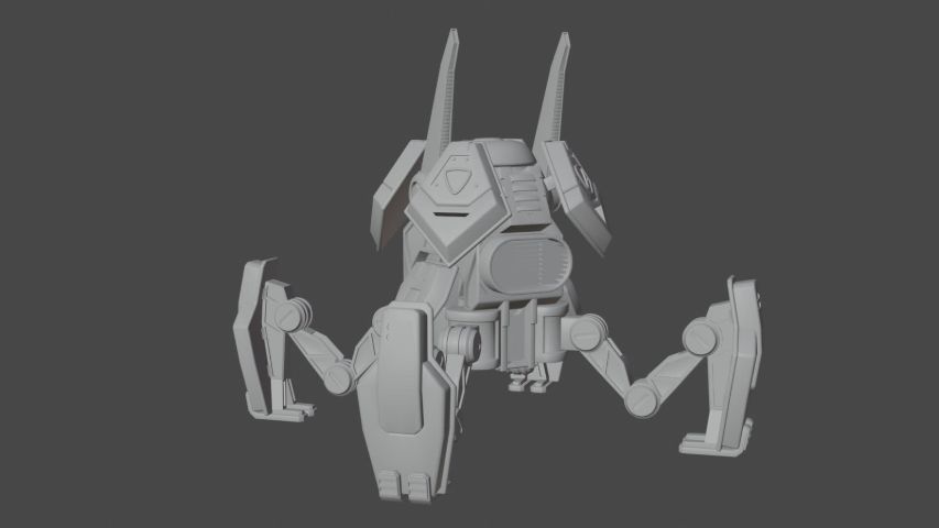Robot scout — render 10