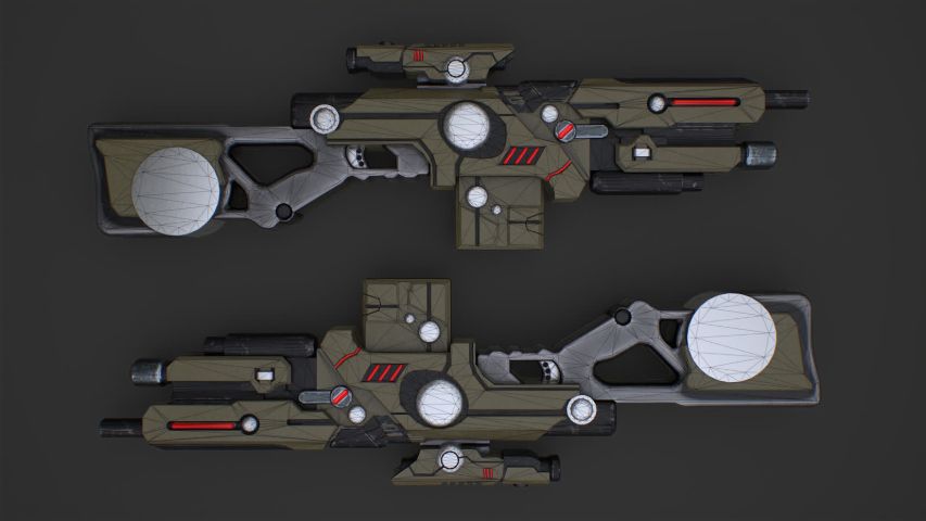 Sci-Fi Gun — render 9