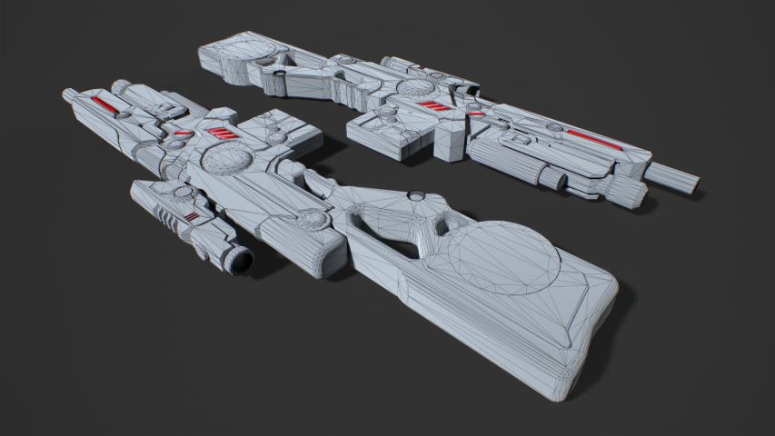 Sci-Fi Gun — render 10