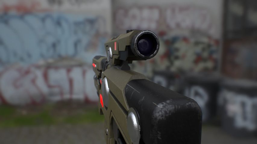 Sci-Fi Gun — render 11