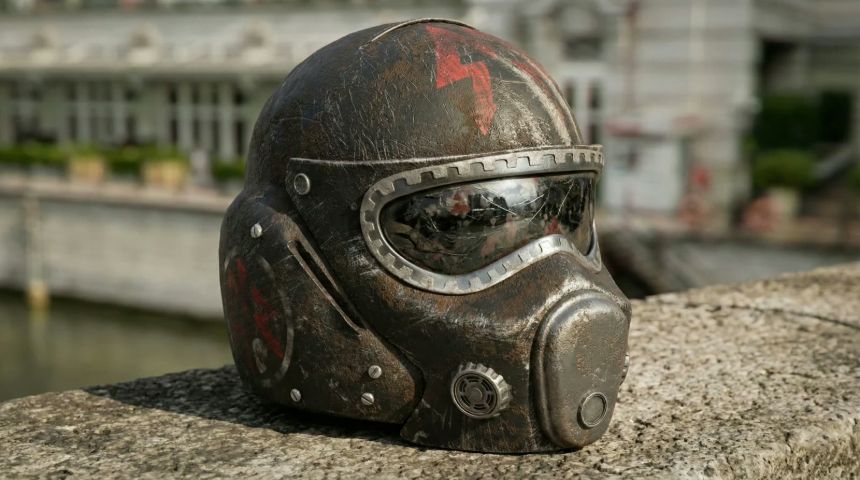 Spartan Helmet Metro 2033 — render 1