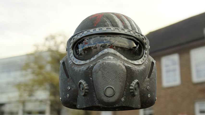 Spartan Helmet Metro 2033 — render 2