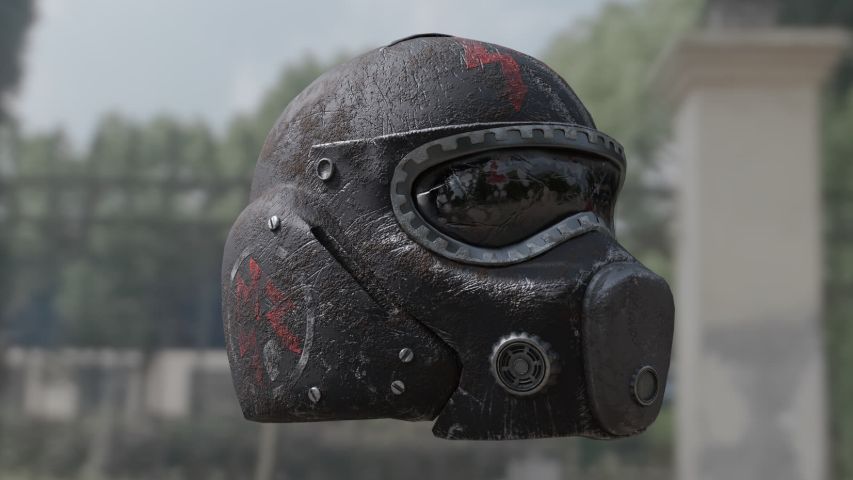 Spartan Helmet Metro 2033 — render 5