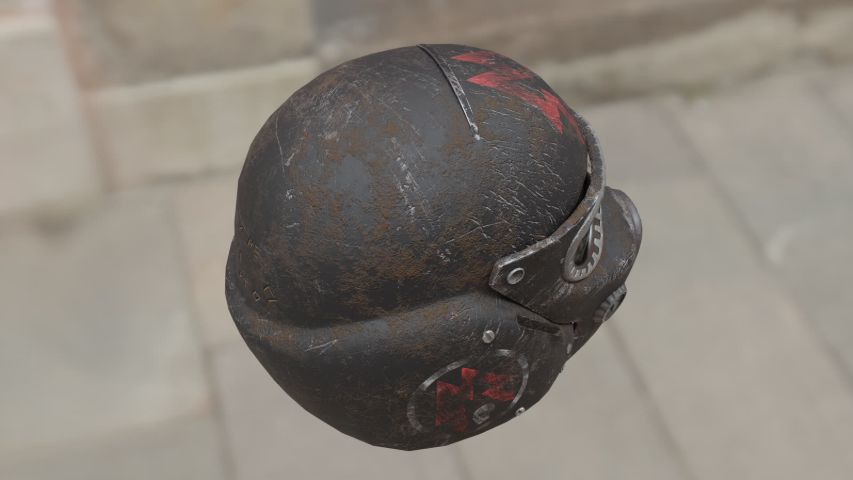 Spartan Helmet Metro 2033 — render 6