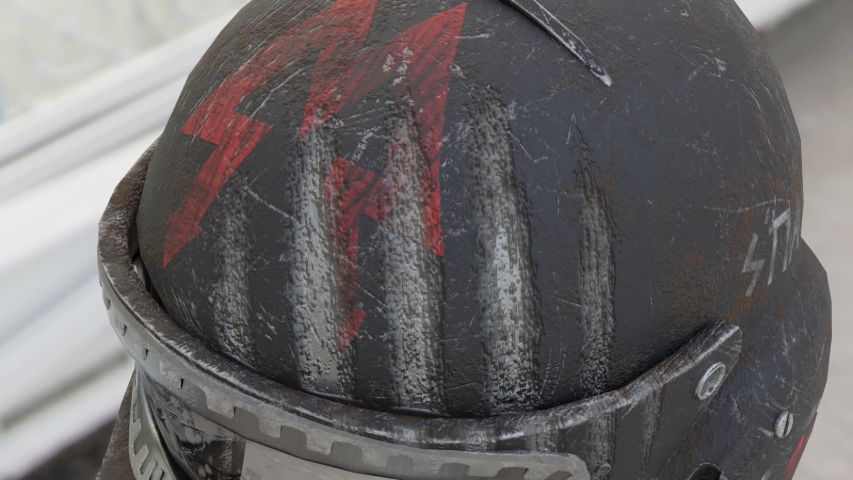 Spartan Helmet Metro 2033 — render 8