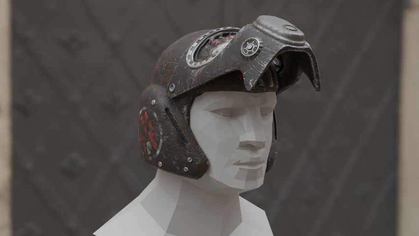 Spartan Helmet Metro 2033 — render 9