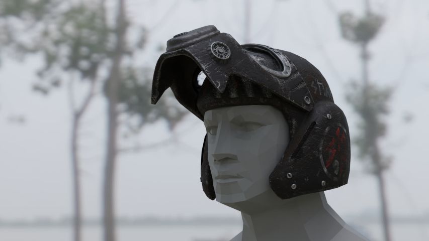 Spartan Helmet Metro 2033 — render 10