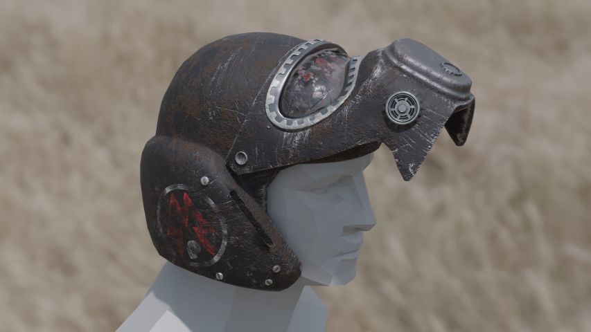 Spartan Helmet Metro 2033 — render 11