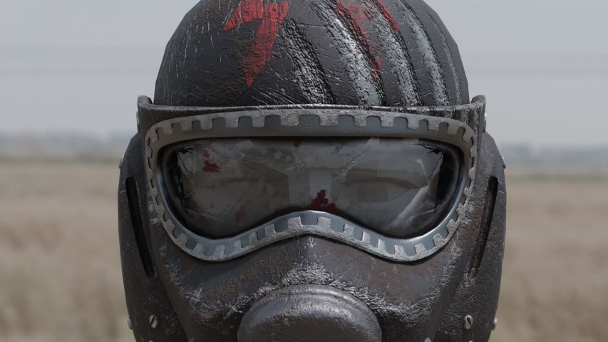 Spartan Helmet Metro 2033 — render 13