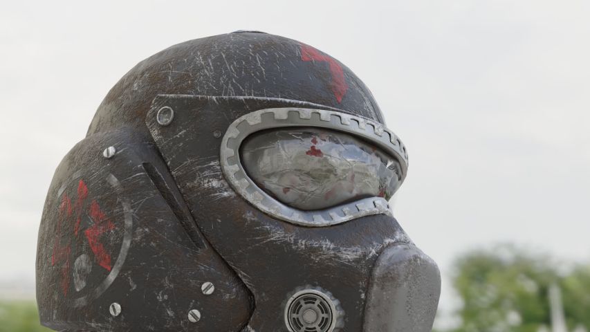 Spartan Helmet Metro 2033 — render 14
