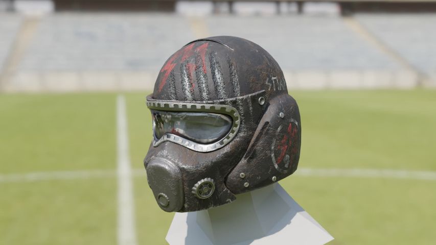 Spartan Helmet Metro 2033 — render 15