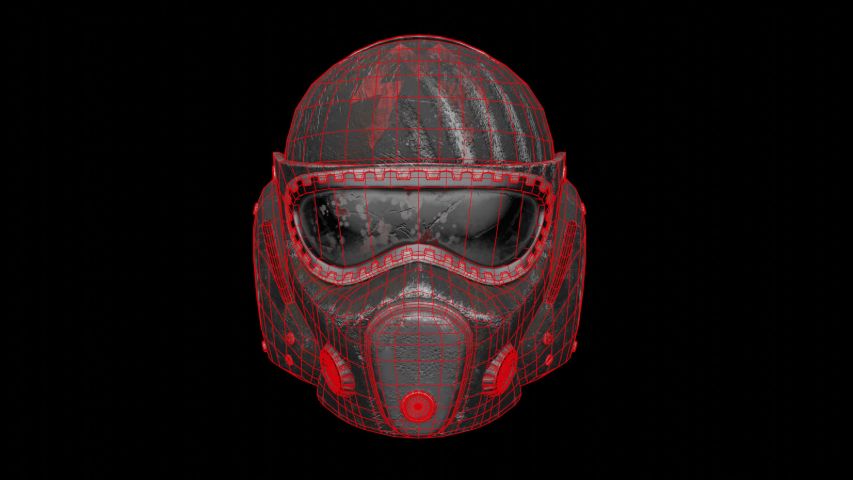Spartan Helmet Metro 2033 — render 17