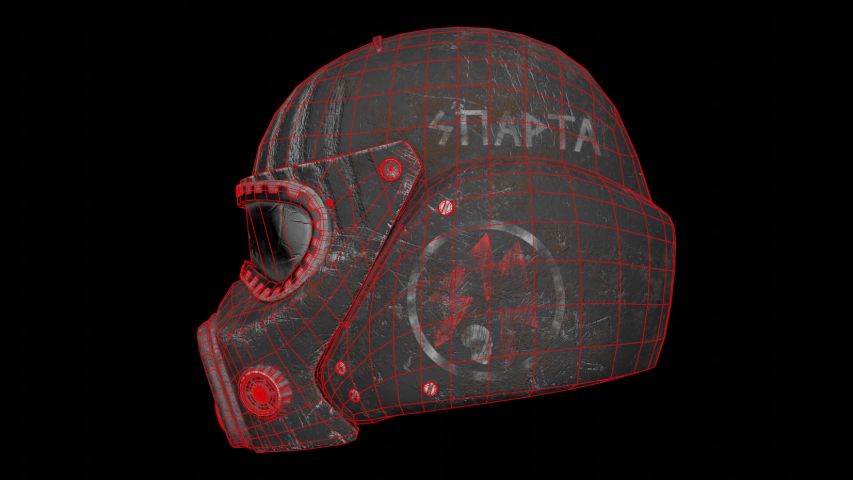 Spartan Helmet Metro 2033 — render 20