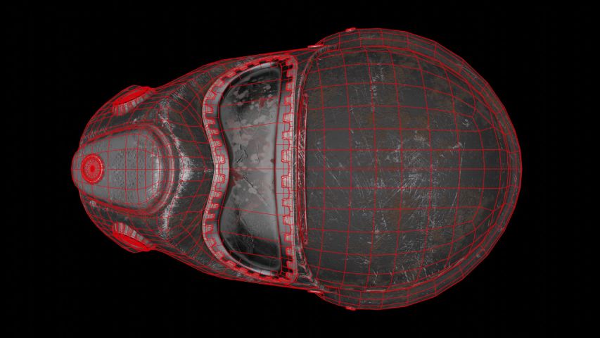 Spartan Helmet Metro 2033 — render 22