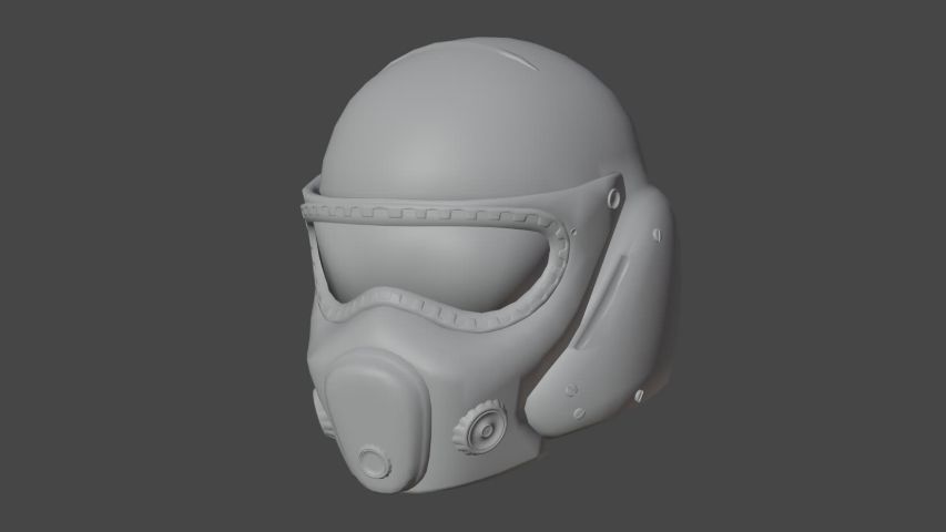 Spartan Helmet Metro 2033 — render 23
