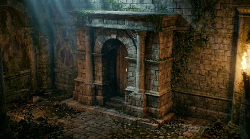 The Forgotten Shrine — Environment & Prop Study — render 2