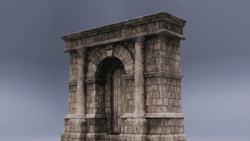 The Forgotten Shrine — Environment & Prop Study — render 10