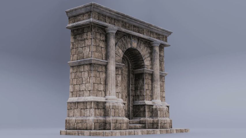 The Forgotten Shrine — Environment & Prop Study — render 11